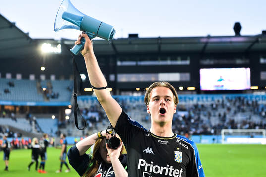 IFK Göteborgs  August Erlingmark jublar