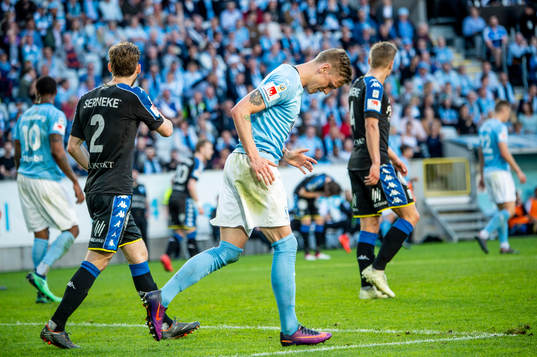 Malmö FFs Sören Rieks deppar