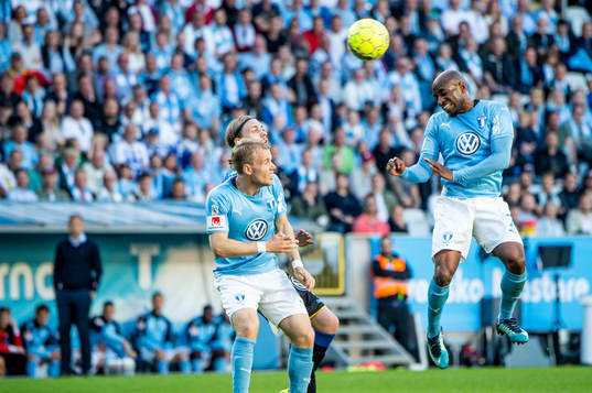 Malmö FFs Oscar Lewicki och Fouad Bachirou