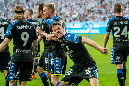IFK Göteborgs Emil Salomonsson jublar