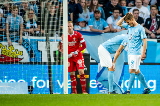Malmö FFs Markus Rosenberg deppar