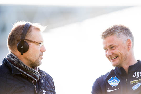 Kjetil Rekdal, TV pundit of Eurosport, and Ole Gunnar