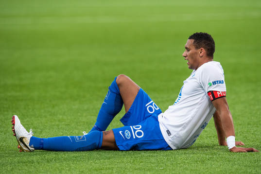 Ruben Gabrielsen of Molde sits down