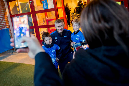 Ole Gunnar Solskjær, manager of Molde