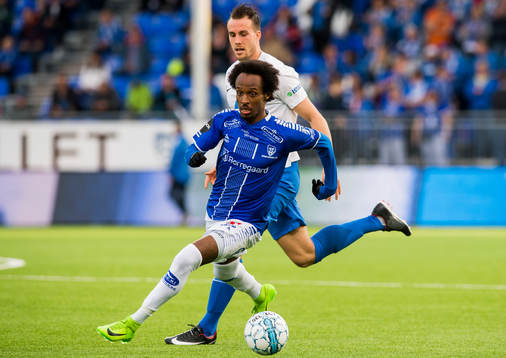 Fredrik Brustad of Molde and Amin Askar of Sarpsborg 08