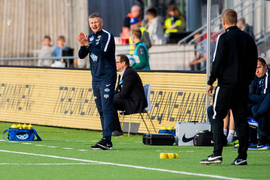 Ole Gunnar Solskjær, manager of Molde