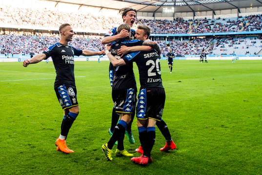 IFK Göteborgs Gustav Engvall, August Erlingmark och Elias