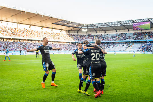 IFK Göteborgs Gustav Engvall, August Erlingmark och Elias