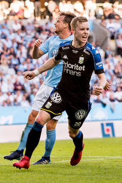 IFK Göteborgs Victor Wernersson jublar