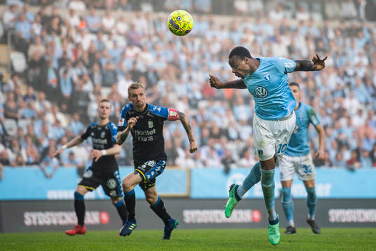 Malmö FFs Carlos Strandberg nickar