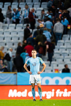 Malmö FFs Mattias Svanberg deppar