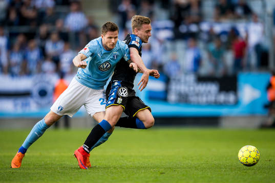 Malmö FFs Lasse Nielsen och IFK Göteborgs IFK Göteborgs