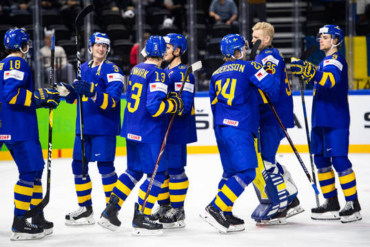 Sveriges John Klingberg, Mattias Janmark, Mikael Backlund,