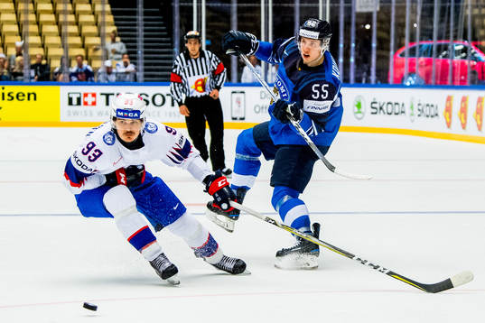 Thomas Valkvæ Olsen of Norway and Miika Koivisto of Finland