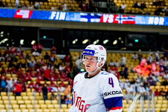 Johannes Johannesen of Norway looks dejected
