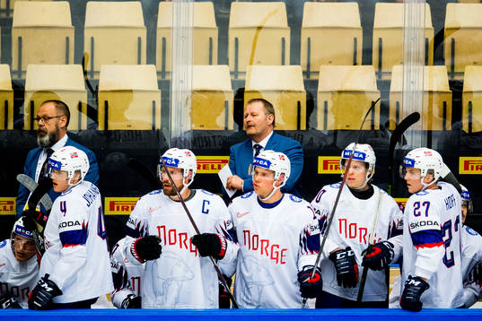 Per-Erik Alcén, goaltender coach, Johannes Johannesen,