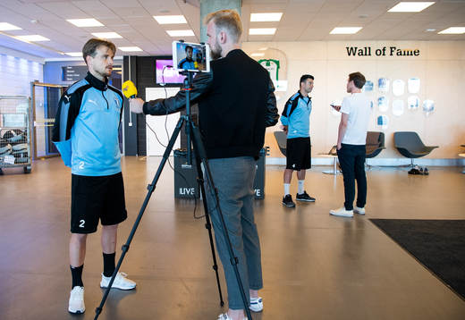 Eric Larsson och Behrang Safari