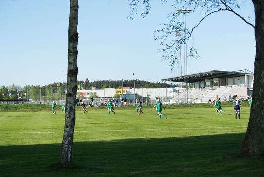 i FC Hessleholms flickors match i Hässleholm 9 maj 2018