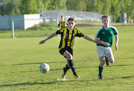 i matchen för pojkar födda 2003 mellan IFK Hässleholm