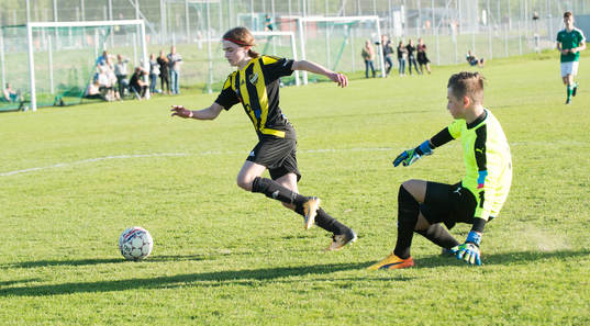 i matchen för pojkar födda 2003 mellan IFK Hässleholm