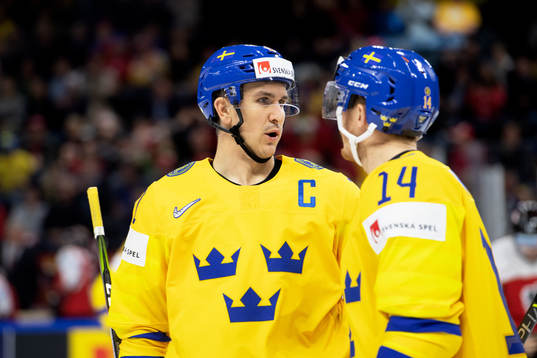 Sveriges Mikael Backlund och Gustav Nyquist
