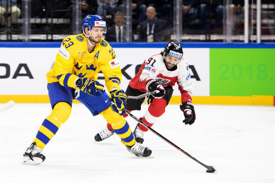 Sveriges Oliver Ekman Larsson och Österrikes Dominque