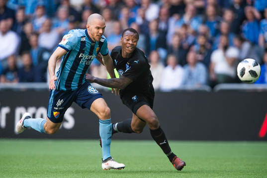 Djurgårdens Marcus Danielson och Malmö FFs Carlos