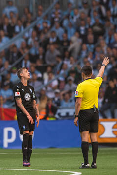 Malmö FFs Sören Rieks deppar