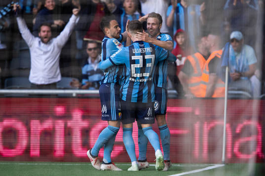 Djurgårdens Jonathan Ring jublar