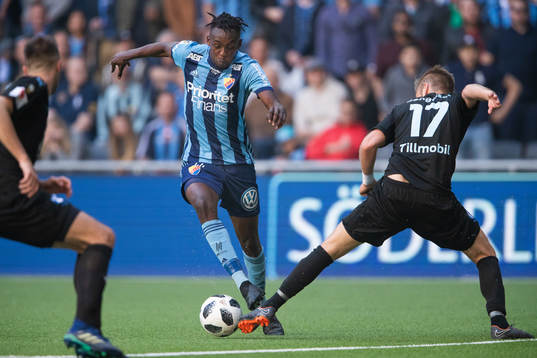 Djurgårdens Philana Tinotenda Kadewere och Malmö FFs