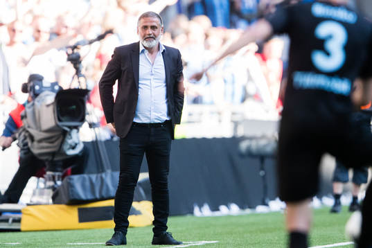 Djurgårdens tränare Özcan Melkemichel