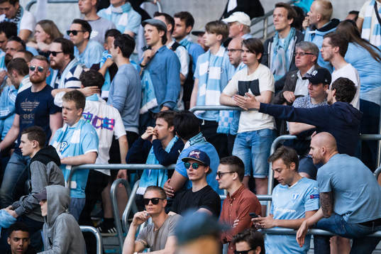 Malmö FFs supportrar deppar