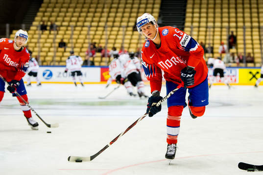 Tommy Kristiansen of Norway warms up