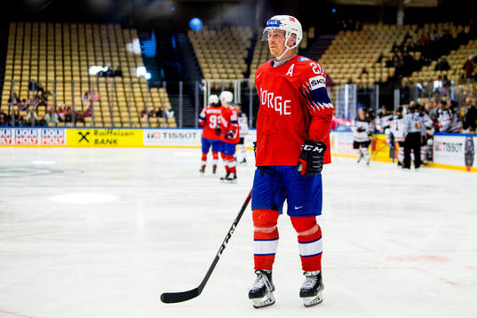 Anders Bastiansen of Norway looks dejected