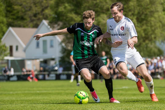 Högaborgs Jesper Lernesjö och Hittarps Andre Kopfinger