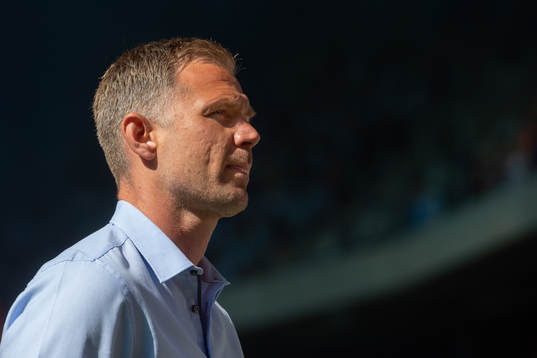 Malmö FFs tränare Magnus Pehrsson före finalen i Svenska