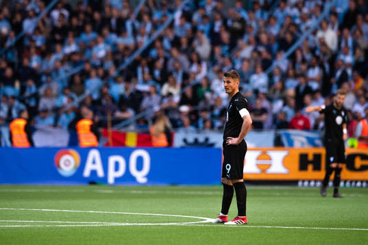 Malmö FFs Markus Rosenberg deppar