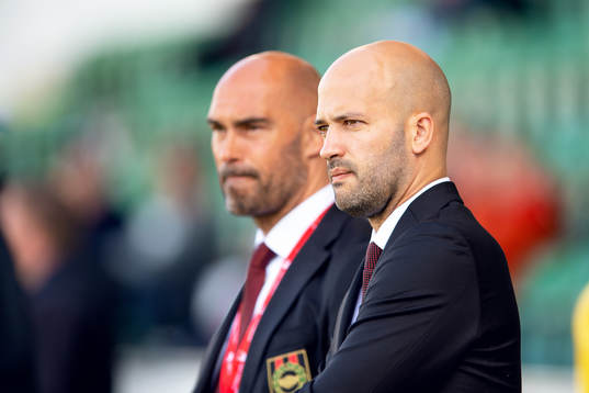 Brommapojkarnas sportchef Daniel Majstorovic och tränare