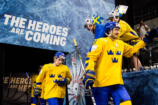Sveriges Lias Andersson och Dennis Everberg gör entré