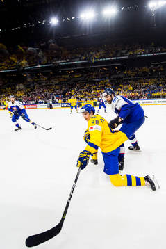 Sveriges Elias Pettersson och Slovakiens Tomas Marcinko