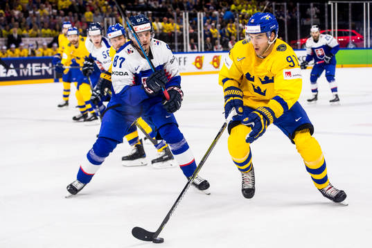 Sveriges Magnus Pääjärvi-Svensson och Slovakiens Marcel