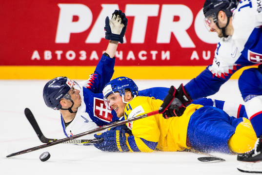 Sveriges Gustav Nyquist faller