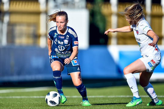 Linköpings Tove Almqvist och Rosengårds Fiona Brown