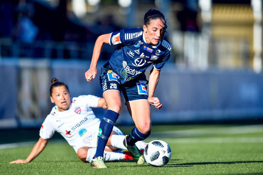 Rosengårds Alexandra Lowe Riley och Linköpings Anna