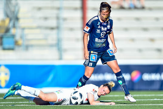 Rosengårds Anja Mittag ioch Linköpings Filippa Angeldal
