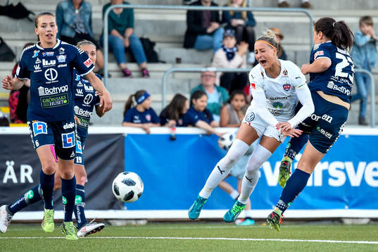 Linköpings Marija Banusic  och Rosengårds Sanne