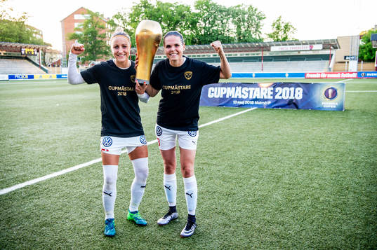 Rosengårds Sanne Troelsgaard Nielsen och Simone Boye