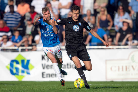 Trelleborgs Robin Nilsson och Malmö FFs Alexander