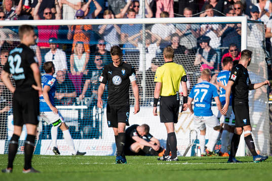 Malmö FFs Markus Rosenberg deppar