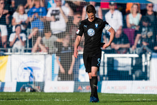 Malmö FFs Markus Rosenberg deppar
